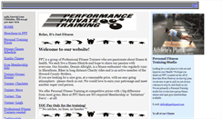 Desktop Screenshot of performanceprivatetraining.com